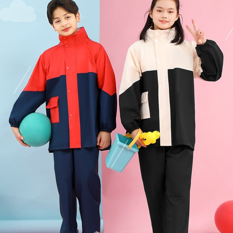 Women'S Fashion Rain Jacket - Dziecięcy kombinezon przeciwdeszczowy, spodnie przeciwdeszczowe, modny