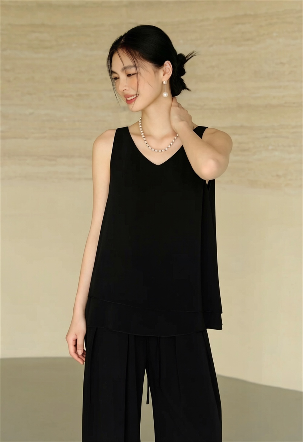 Women Fashion Blouse - Letnia nowa bluzka bez rękawów plus