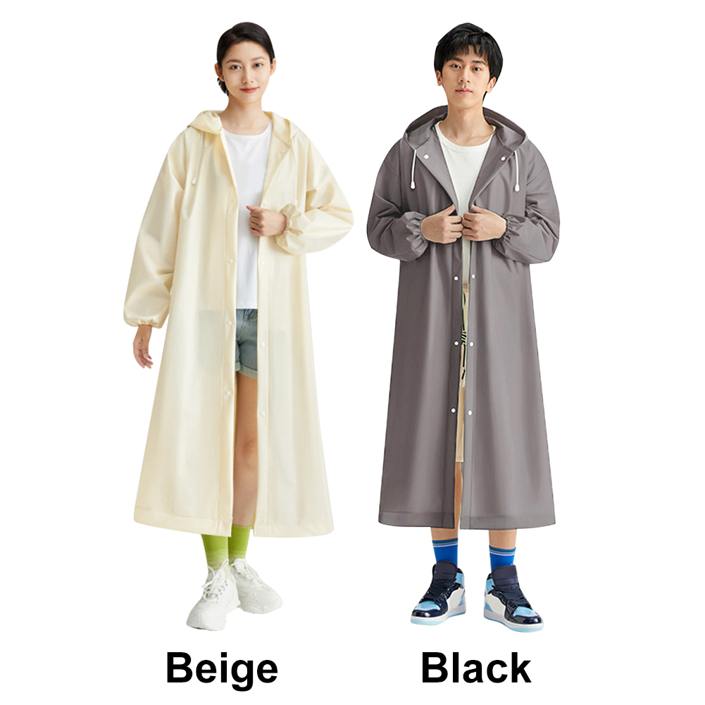 Women'S Fashion Rain Jacket - Dorosły długi płaszcz przeciwdeszczowy jednorazowy zagęszczony