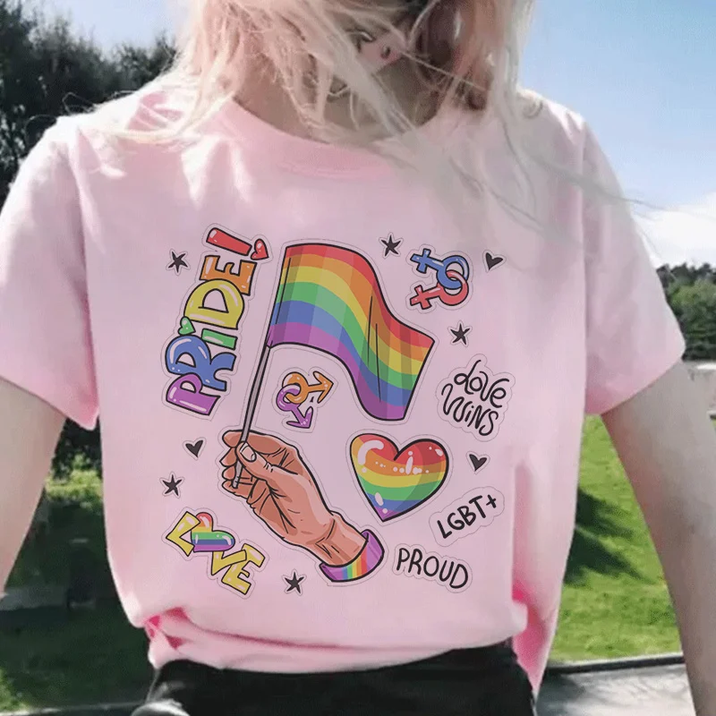 Women'S Fashion Vogue - LGBT estetyczne koszulki damskie 2024 moda