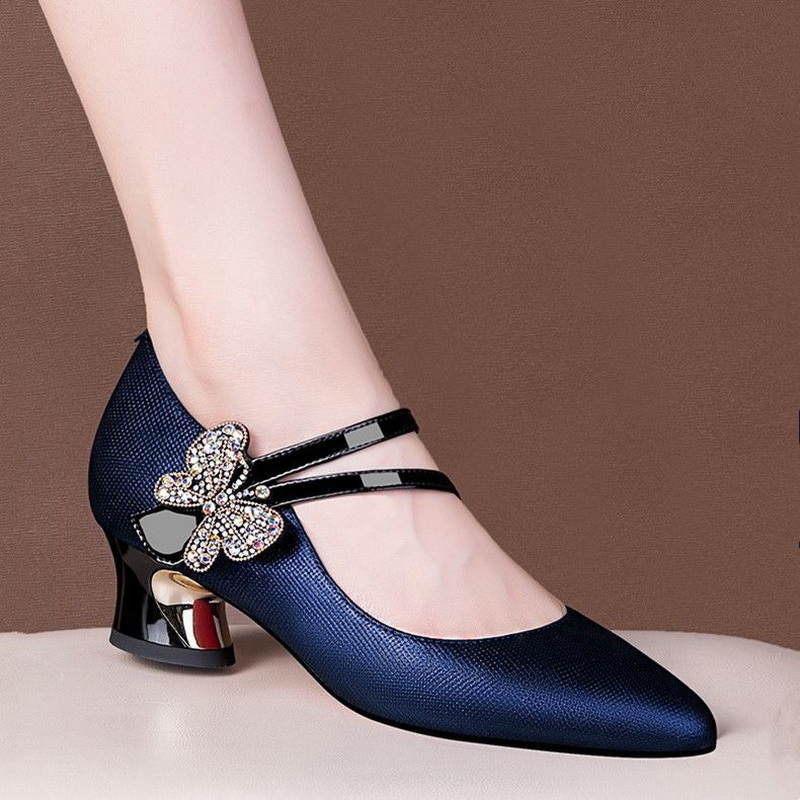 Women'S Fashion Vogue - FHC Shallow Out skórzane buty na