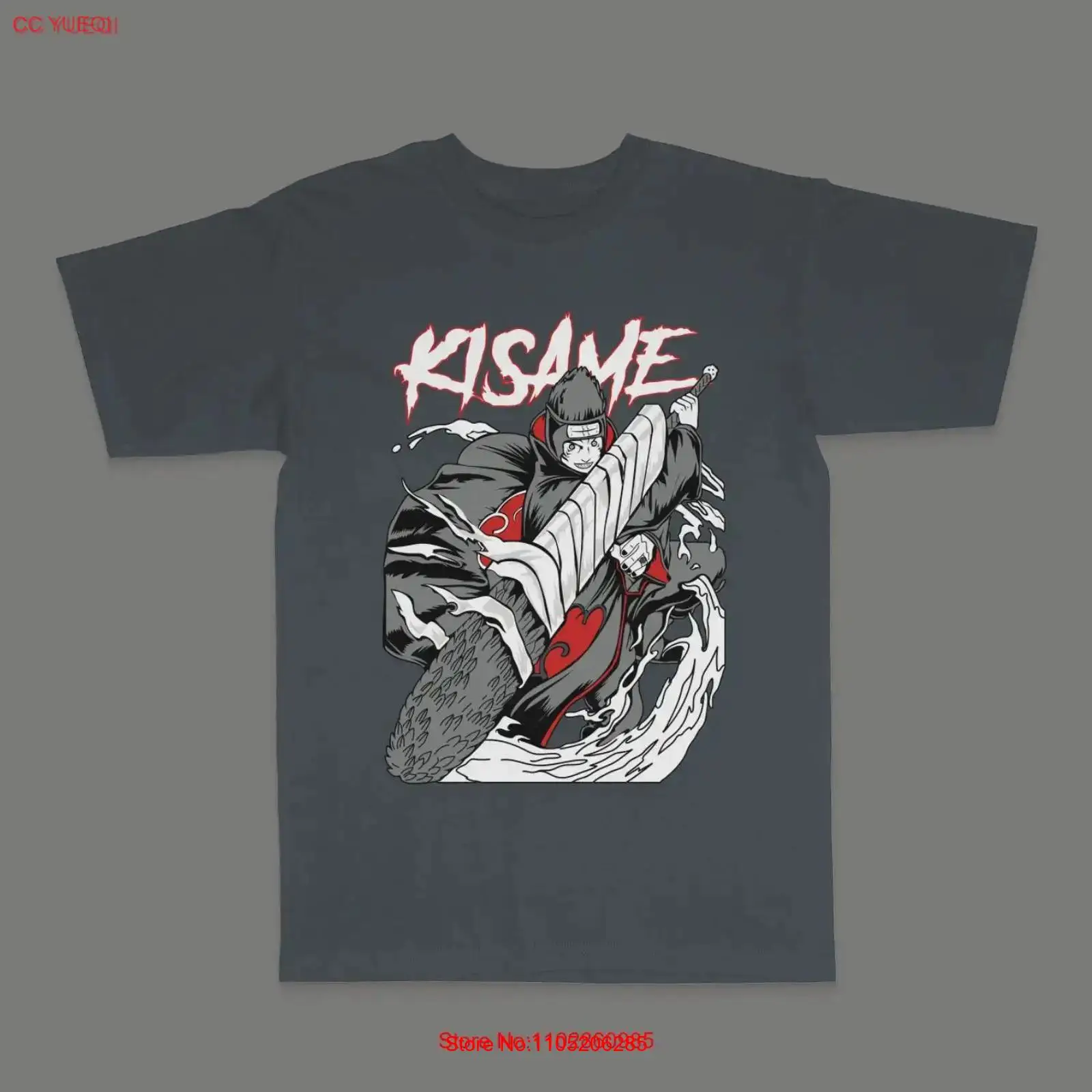 Women'S Fashion Designer Clothes - Koszulka anime Kisame manga męska damska