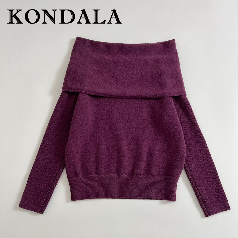 Women'S Fashion Trends Fall 2025 - KONDALA Vintage Wine Red Sexy Fashion
