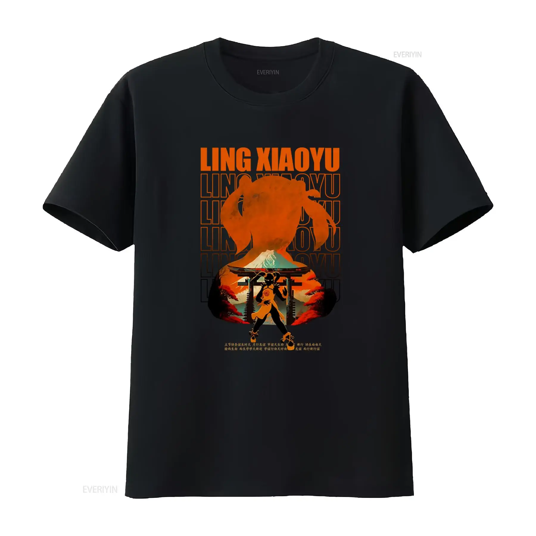 Women'S Fashion Graphic Tees - Koszulka Tekken Ling Xiaoyu w japońskim
