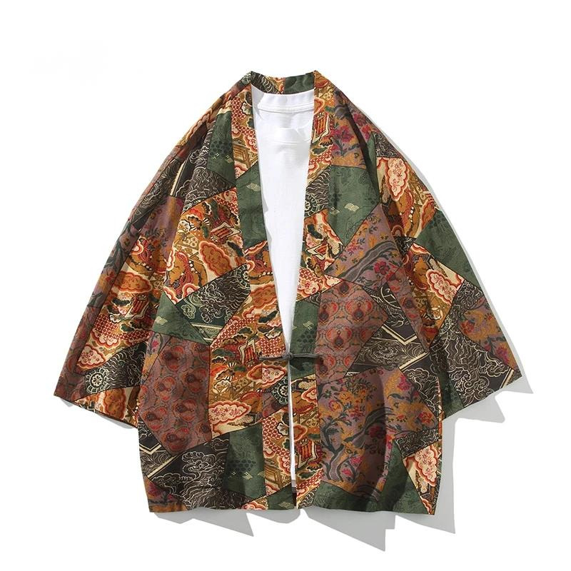 Women Fashion Blouse - Męska i damska bluzka/kardigan w etniczne