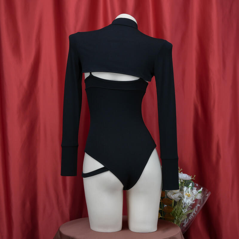 Anime Gothic Hollow Out Sleeve – Sleeveless Jumpsuit recenzja i cena