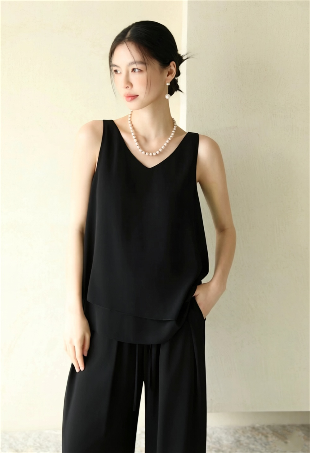 Letnia nowa bluzka bez rękawów – Women Fashion Blouse recenzja i cena