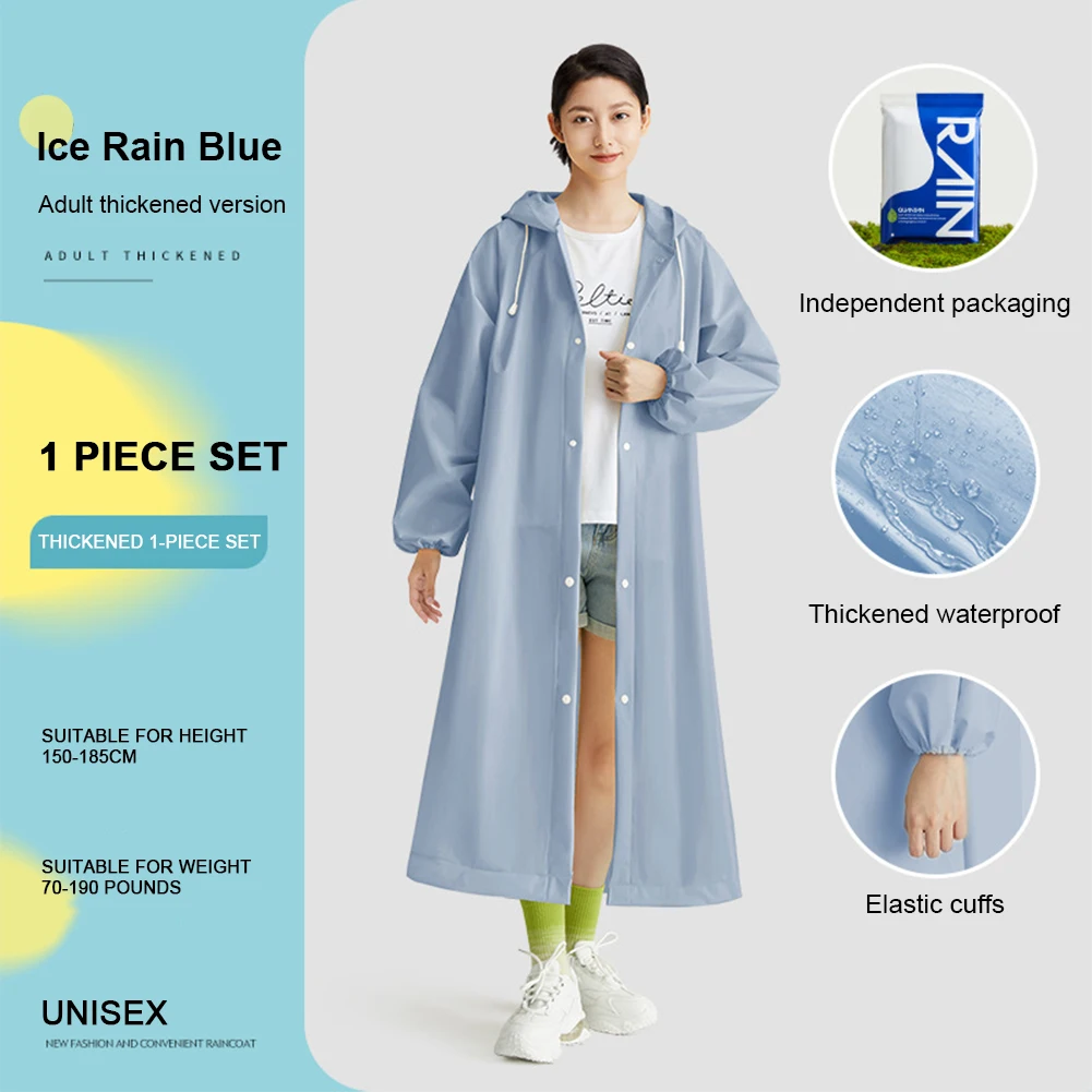 Dorosły długi płaszcz przeciwd – Women'S Fashion Rain Jacket recenzja i cena