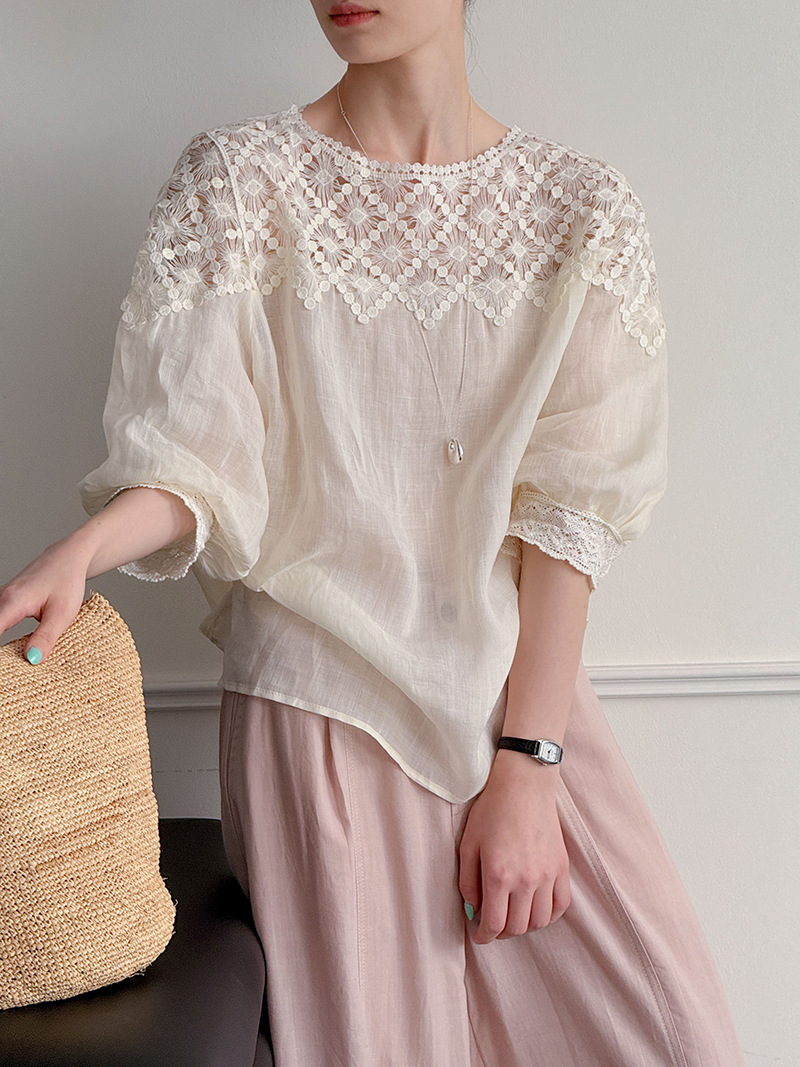 Damskie lniane bluzki na lato  – Women Fashion Blouse recenzja i cena