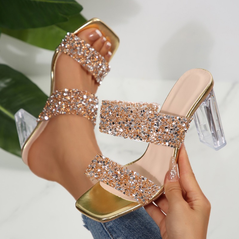 Sandały na wysokim obcasie z p – Women'S Fashion For Summer 2025 recenzja i cena