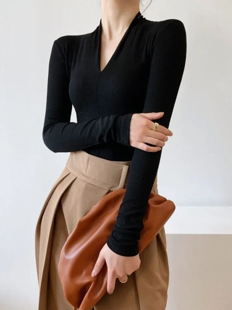 Koszule z dekoltem w serek, do – Women Fashion Blouse recenzja i cena