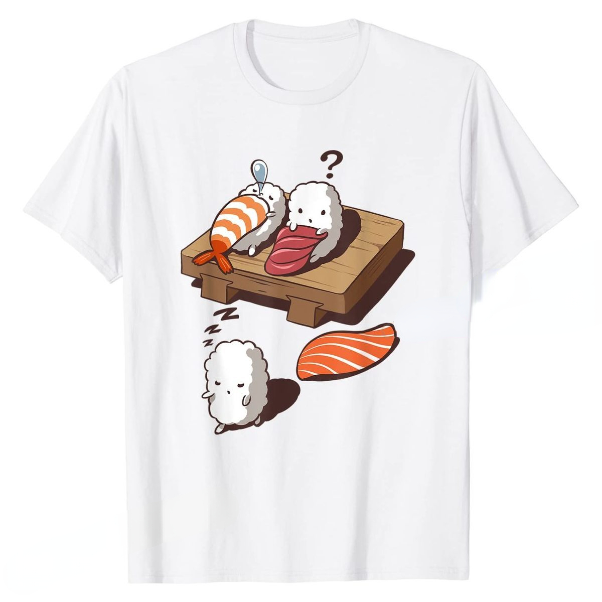 Śmieszne japońskie Nigiri Sush – Women'S Fashion Graphic Tees recenzja i cena