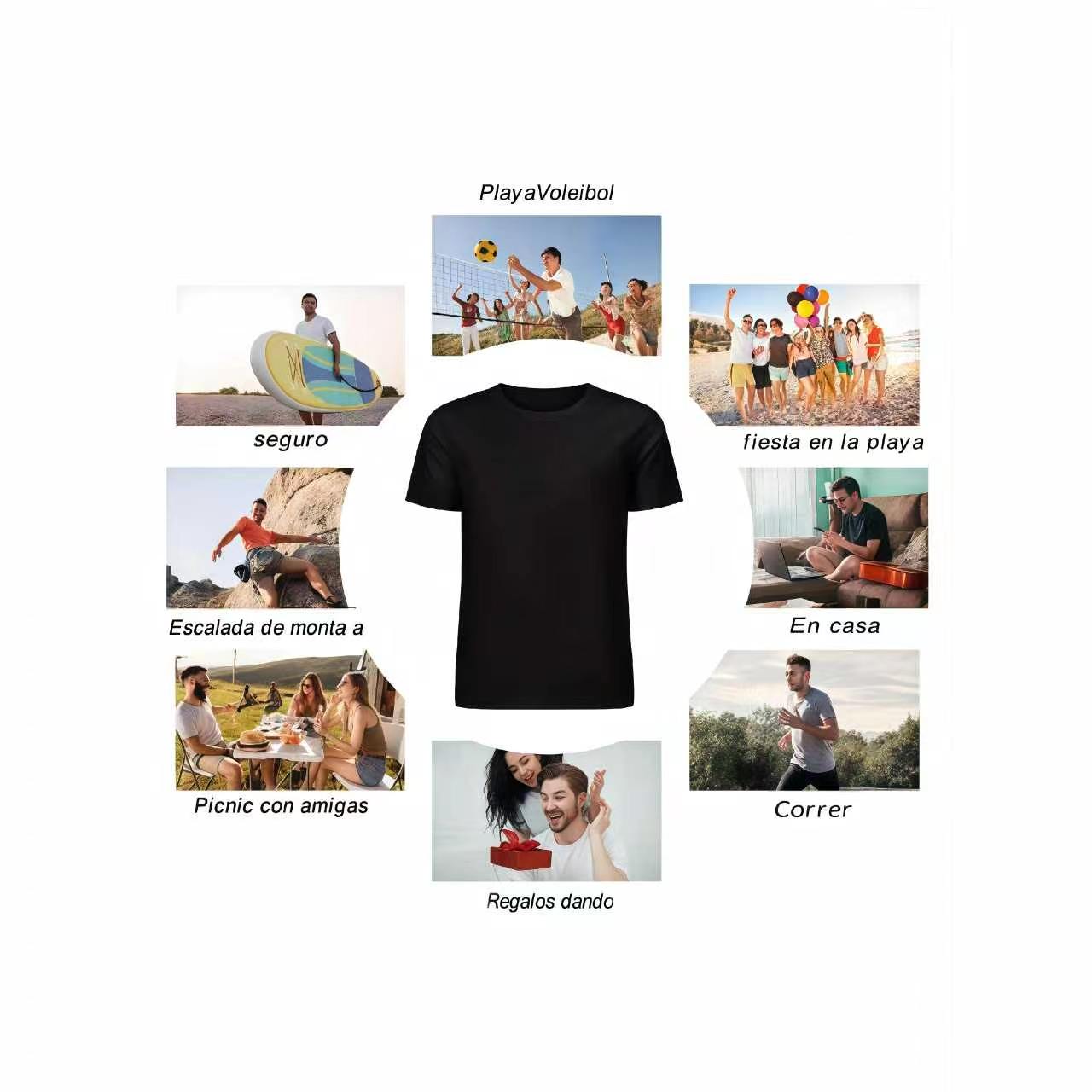 Damska czarna koszulka z nadru – Women'S Fashion Graphic Tees recenzja i cena