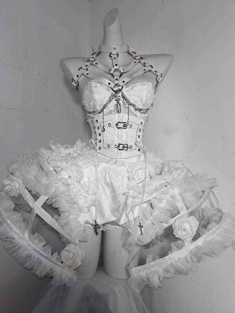 Kostium Lolita Kwiatowa Kość C – Corset Top Boned recenzja i cena