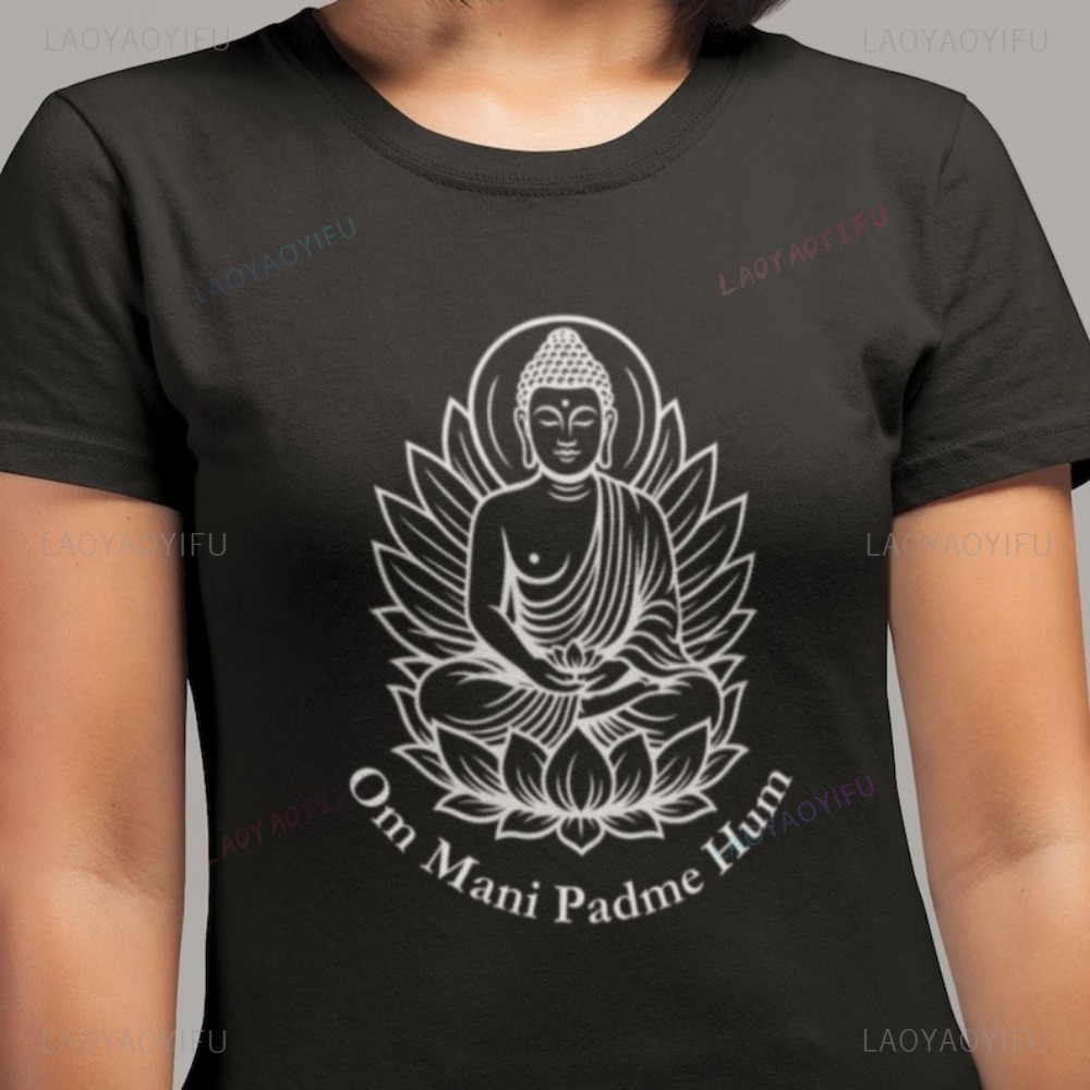 Koszulka Graficzna z Buddą i L – Women'S Fashion Graphic Tees recenzja i cena