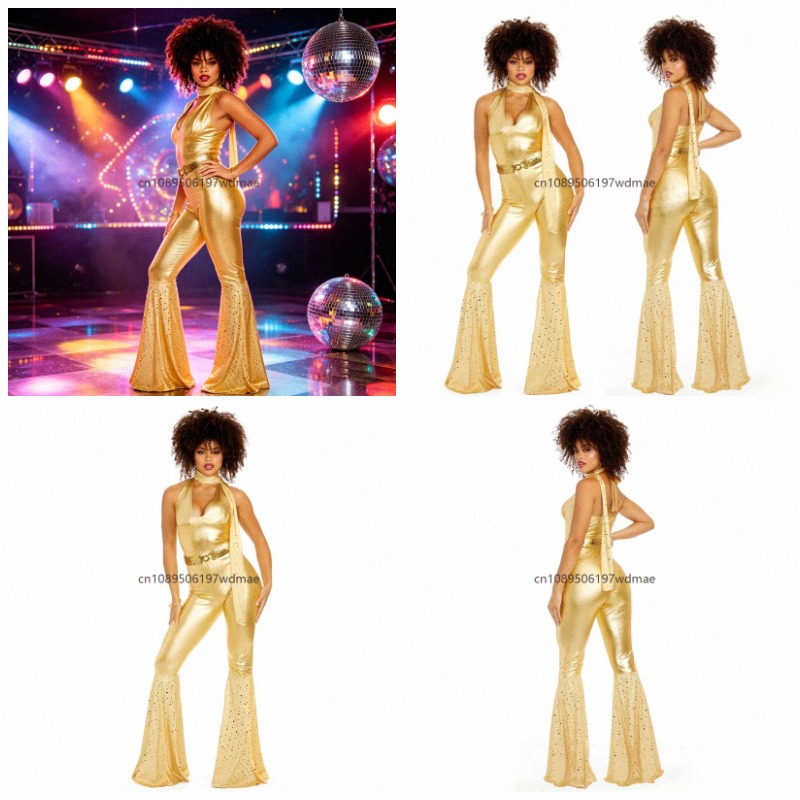 Kostium w stylu retro disco z  – Women'S Fashion In The 80S recenzja i cena