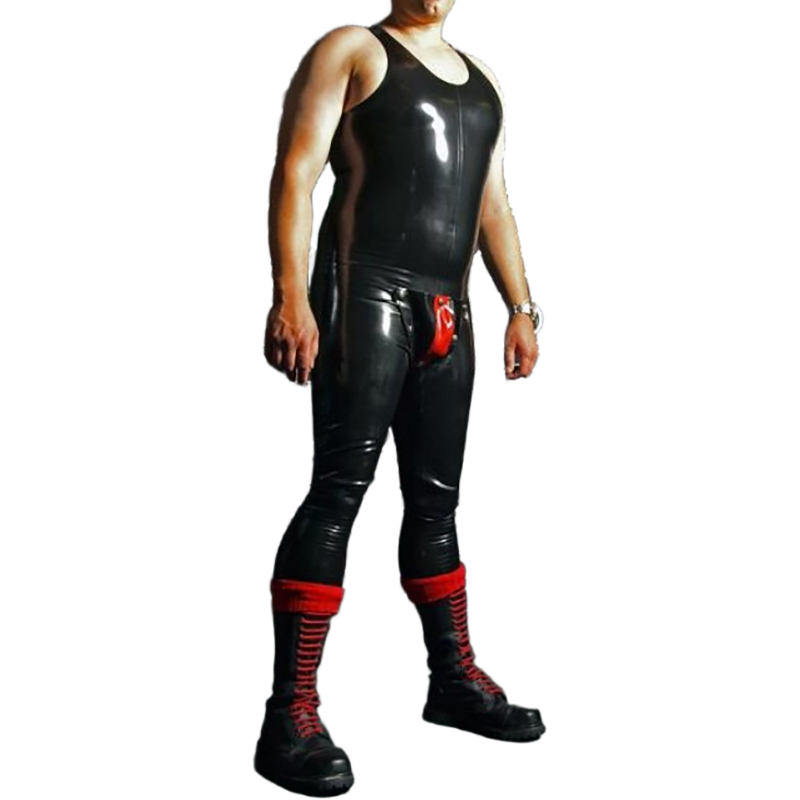 Czarno-czerwony seksowny bezrę – Sleeveless Jumpsuit recenzja i cena