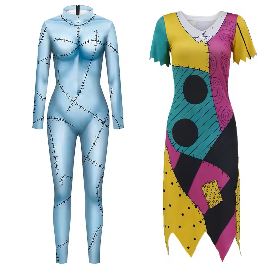 Kostium na Halloween, strój do – Sleeveless Jumpsuit recenzja i cena