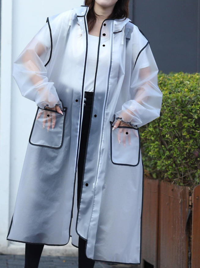 Modny, wielofunkcyjny płaszcz  – Women'S Fashion Rain Jacket recenzja i cena