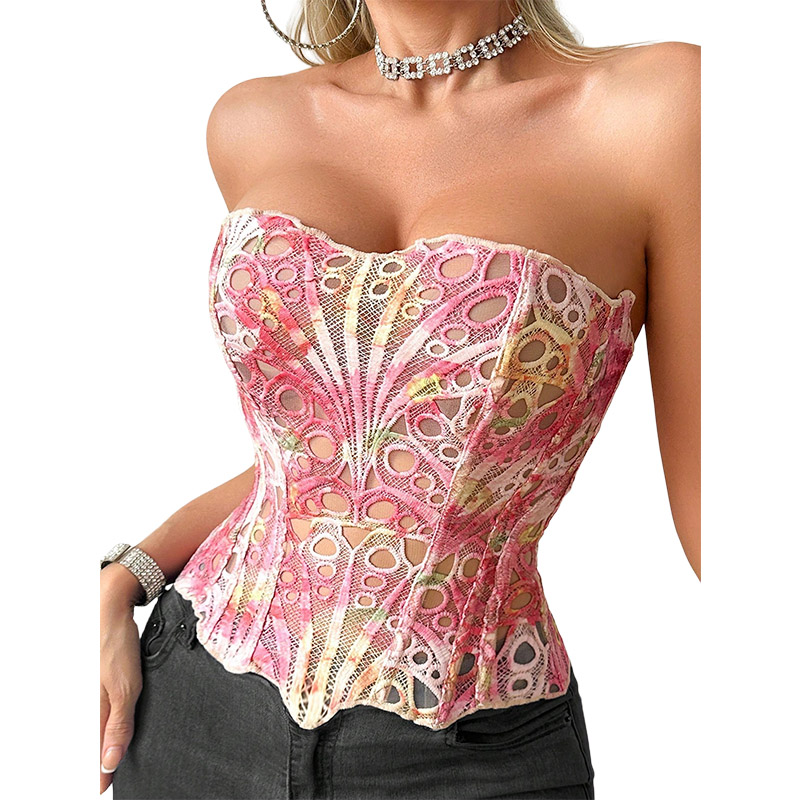Seksowny gorset z siateczki, o – Corset Top Boned recenzja i cena