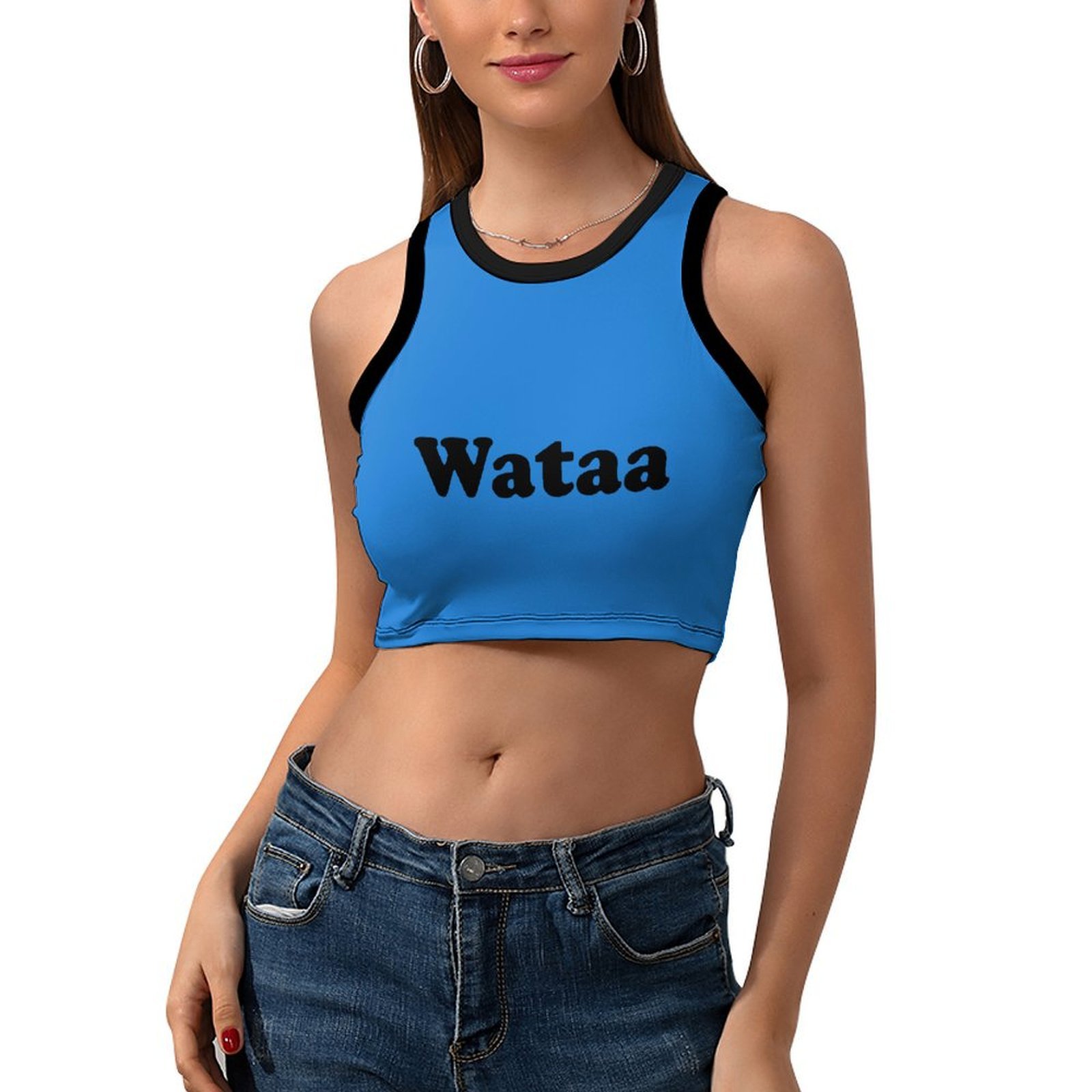 Damski krótki top Wataa z graf – Women'S Fashion Graphic Tees recenzja i cena
