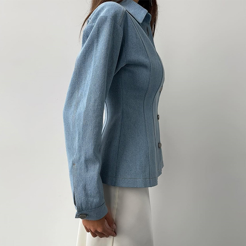 KT Vintage Dżinsowa Koszula Da – Women Fashion Blouse recenzja i cena