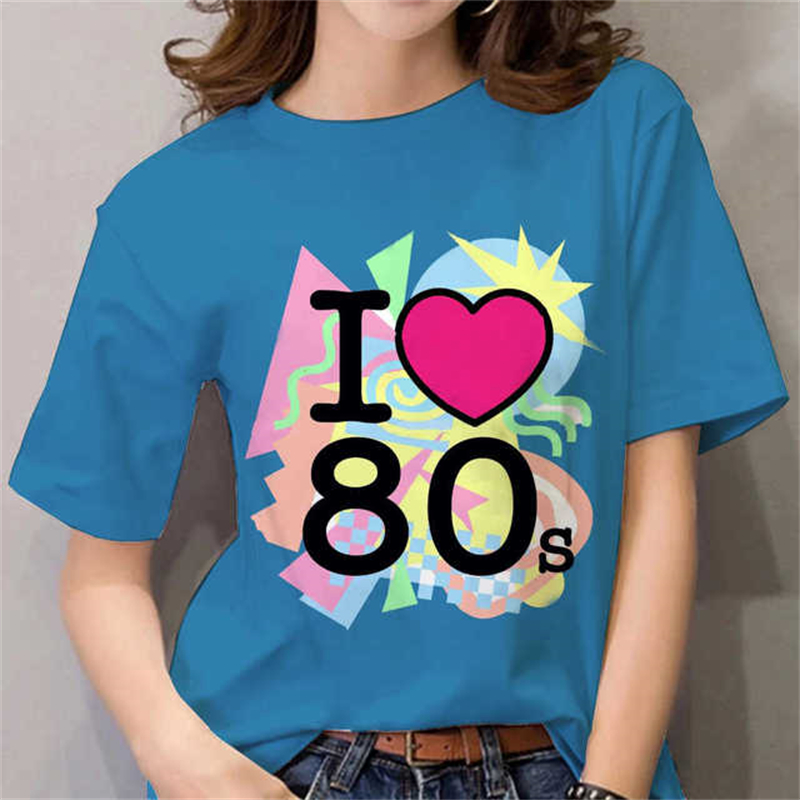 Damska koszulka z krótkim ręka – Women'S Fashion In The 80S recenzja i cena