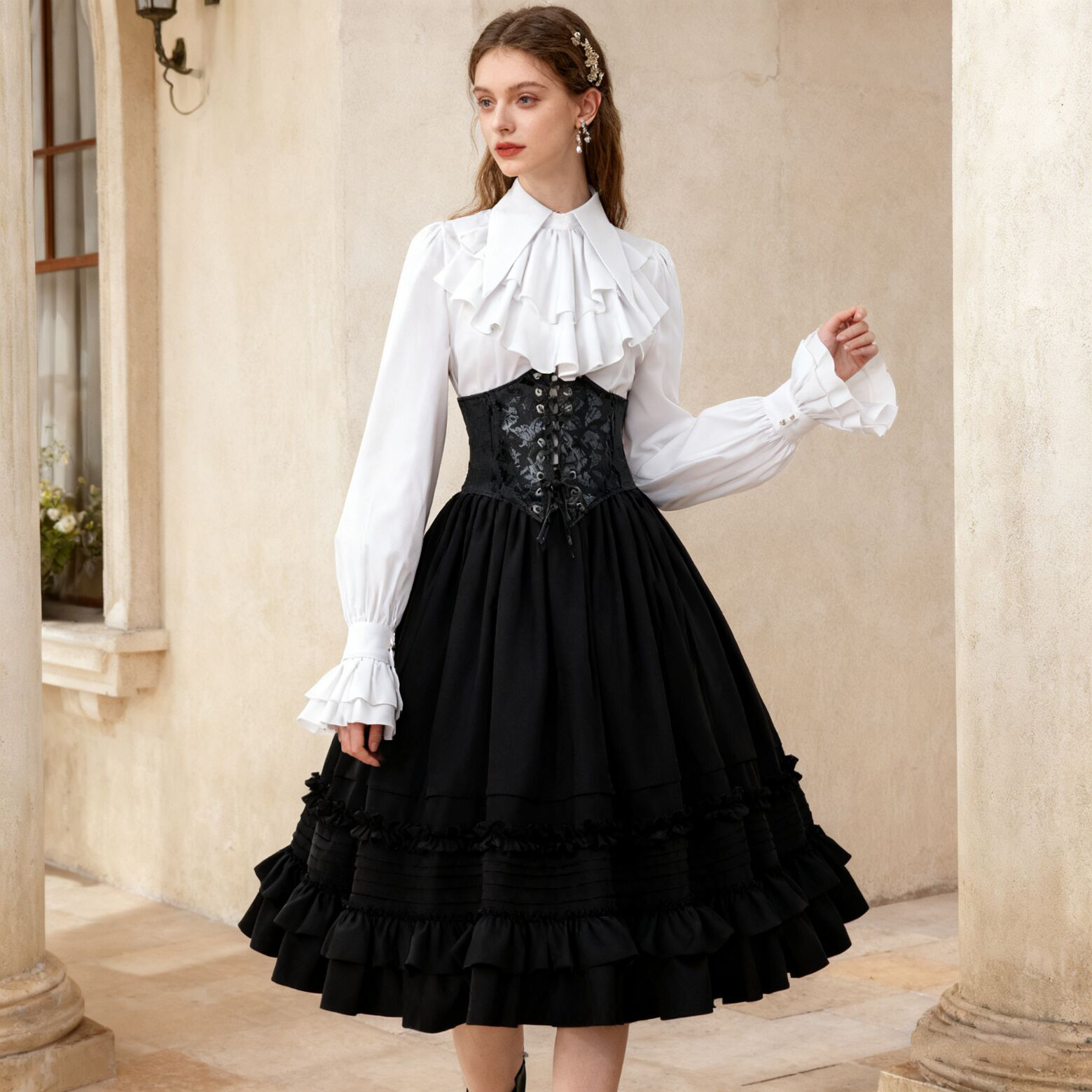 Damska średniowieczna steampun – Corset Top Boned recenzja i cena