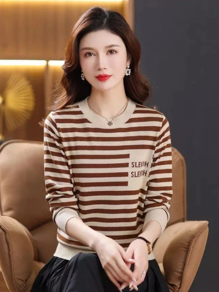 Okrągły Dekolt Luźny Sweter Da – Women'S Fashion Trends Fall 2025 recenzja i cena