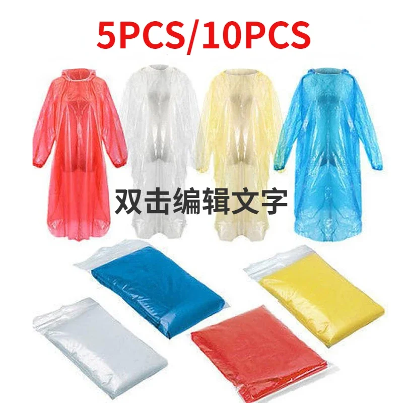 5/10PC Jednorazowy płaszcz prz – Women'S Fashion Rain Jacket recenzja i cena