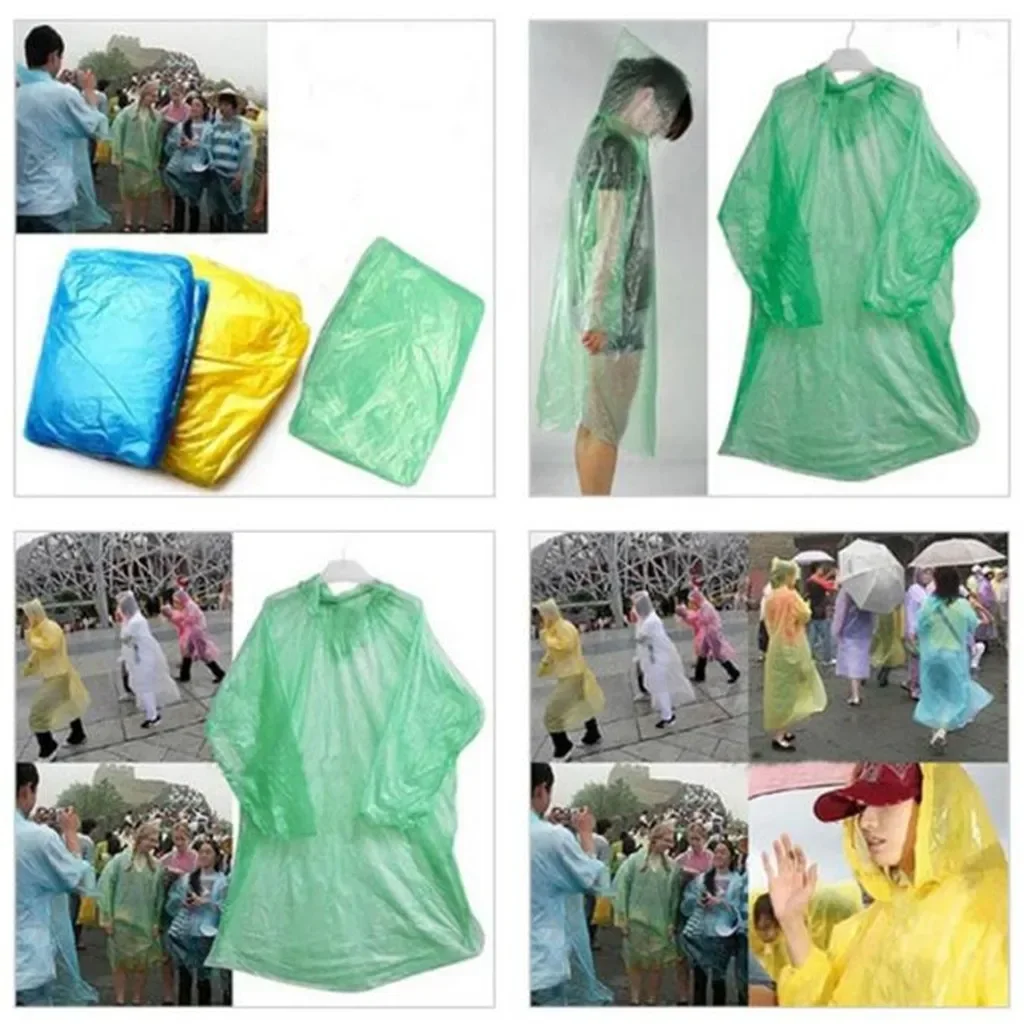 5/10PC Jednorazowy płaszcz prz – Women'S Fashion Rain Jacket recenzja i cena