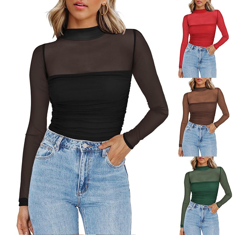 Damska bluzka z dzianiny o dop – Women Fashion Blouse recenzja i cena