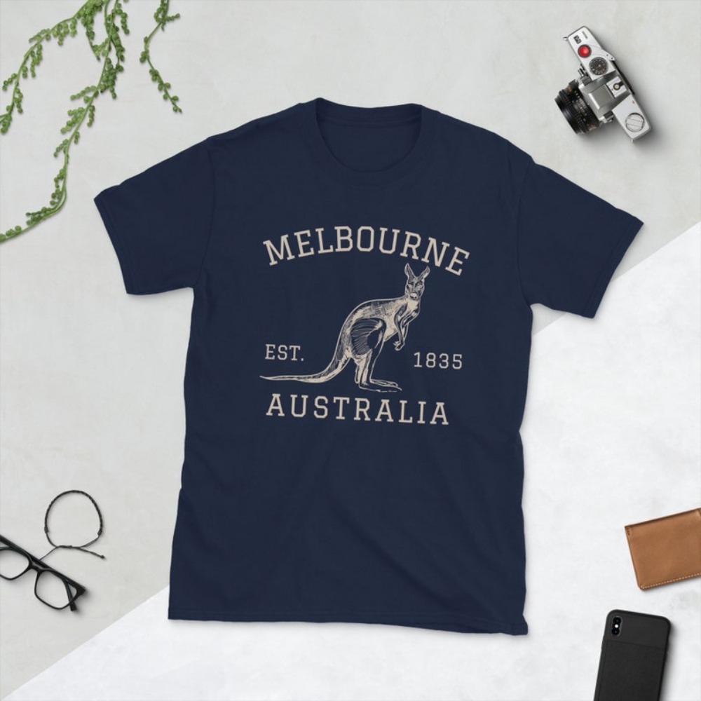 Melbourne Australia T-Shirt Au – Women'S Fashion Melbourne recenzja i cena