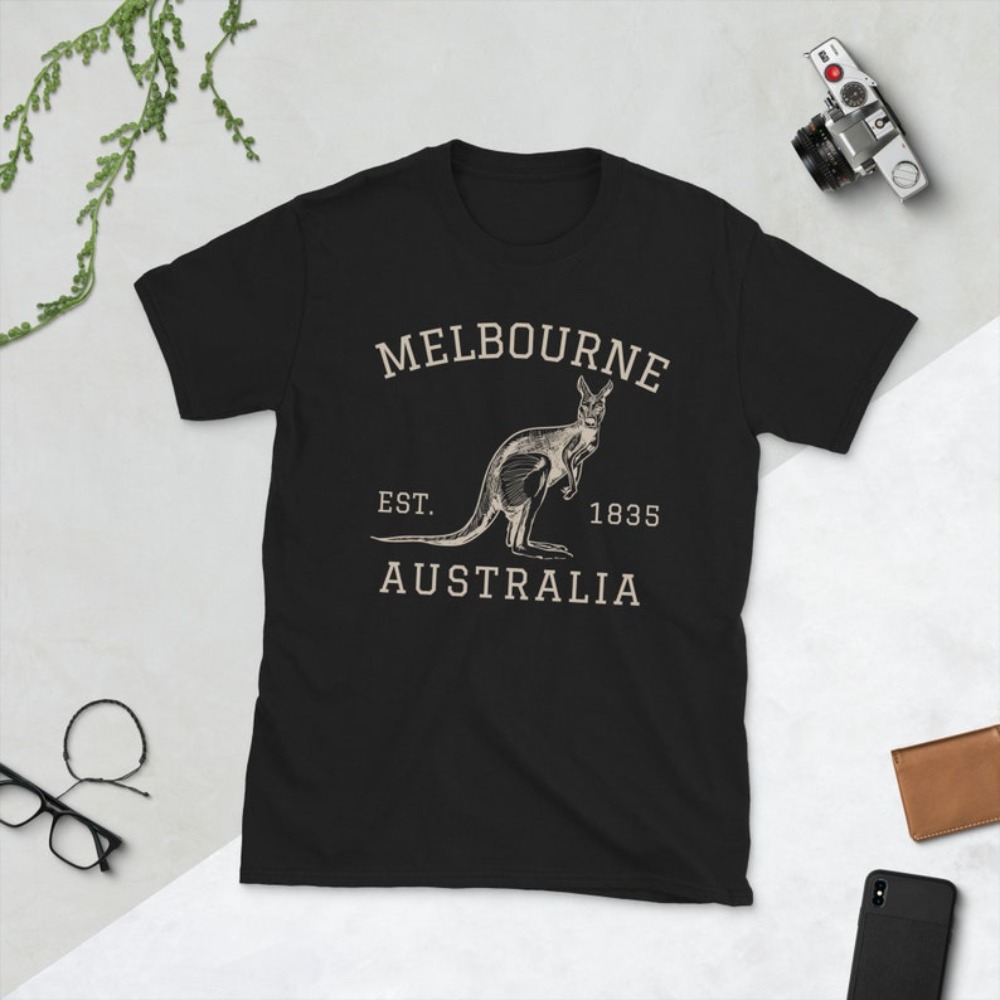 Melbourne Australia T-Shirt Au – Women'S Fashion Melbourne recenzja i cena