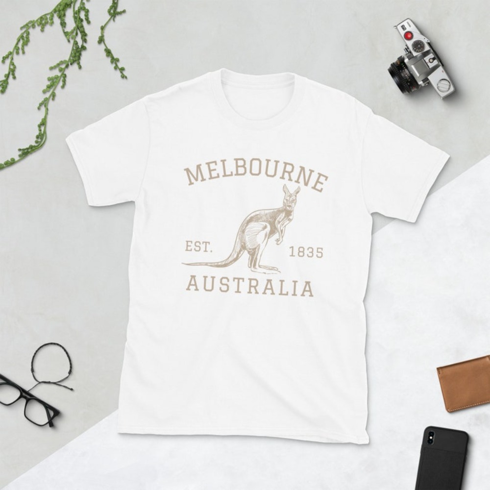 Melbourne Australia T-Shirt Au – Women'S Fashion Melbourne recenzja i cena