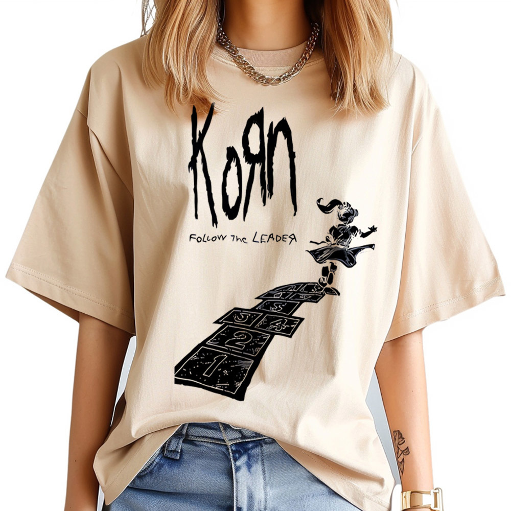 Koszulka Korn damska moda kore – Women'S Fashion In The 80S recenzja i cena